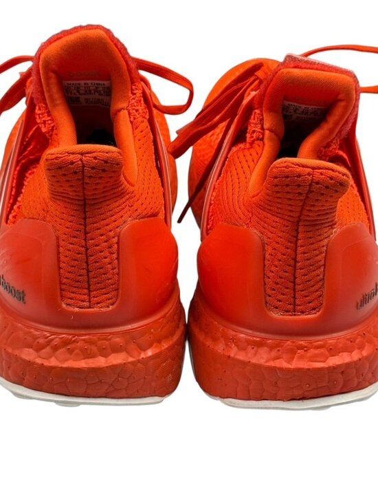 RARE Miami Hurricanes x Adidas Ultra Boost Sneakers Orange Men\'s Size 8.5 42 EU main image 6